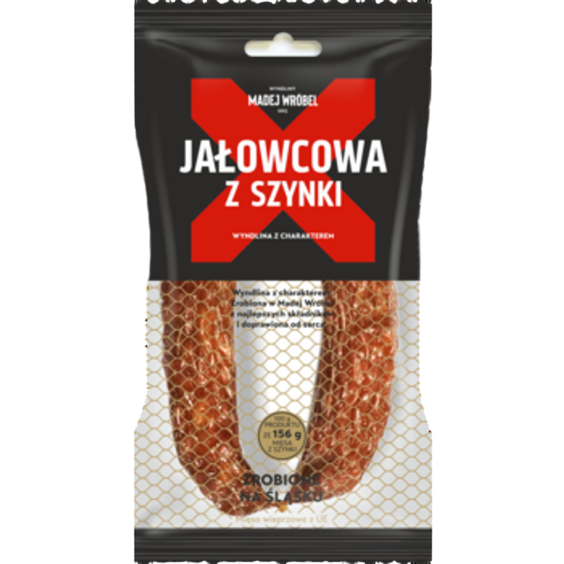 Kiełbasa jałowcowa z szynki 150 g Madej Wróbel