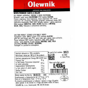 Kaszanka grillowa 400g Olewnik