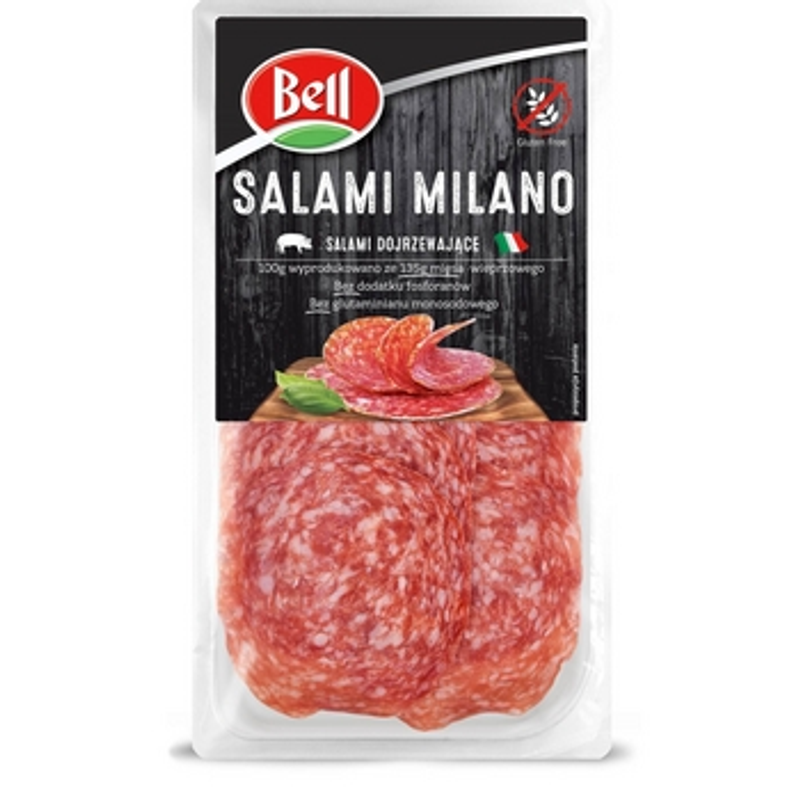 Salami Milano plastry 80 g Bell