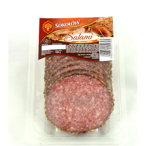 Salami texas plastry 100 g Salami z Dębicy