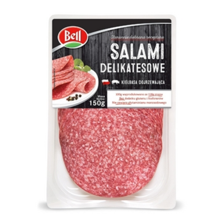 Salami delikatesowe plastry 150 g Bell