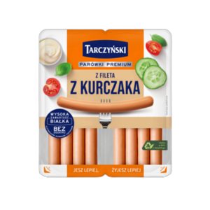 Parówki z fileta z kurczaka 180 g Tarczyński