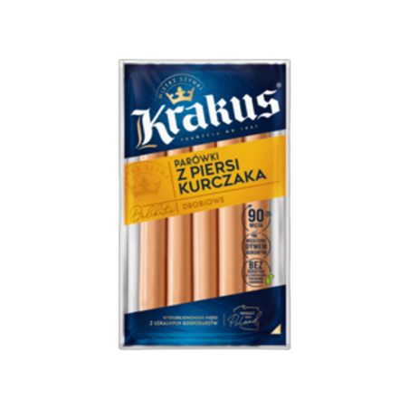 Parówki z piersi kurczaka 200g Krakus