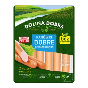 Parówki dobre polskie mięso 200g Dolina Dobra