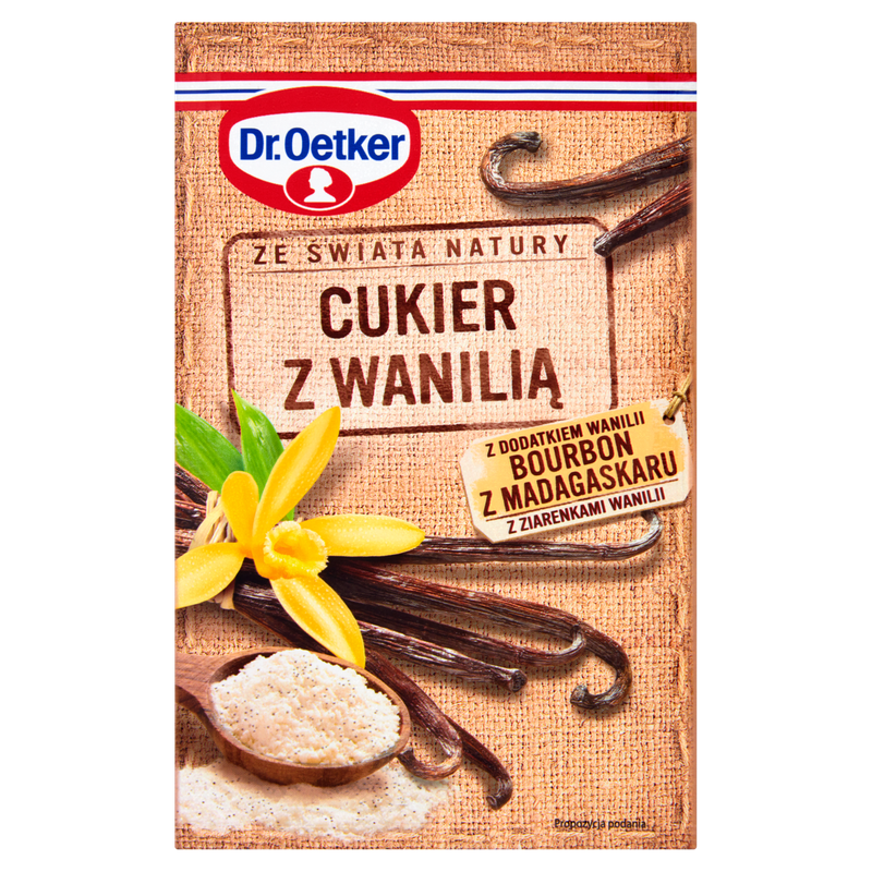 Dr. Oetker Ze świata natury Cukier z wanilią 12 g