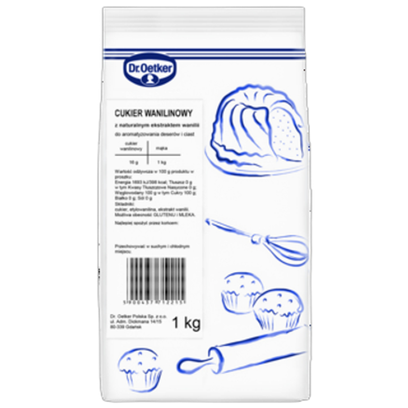 Dr. Oetker Cukier wanilinowy 1kg