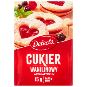 Cukier wanilinowy aromatyczny 15g Delecta