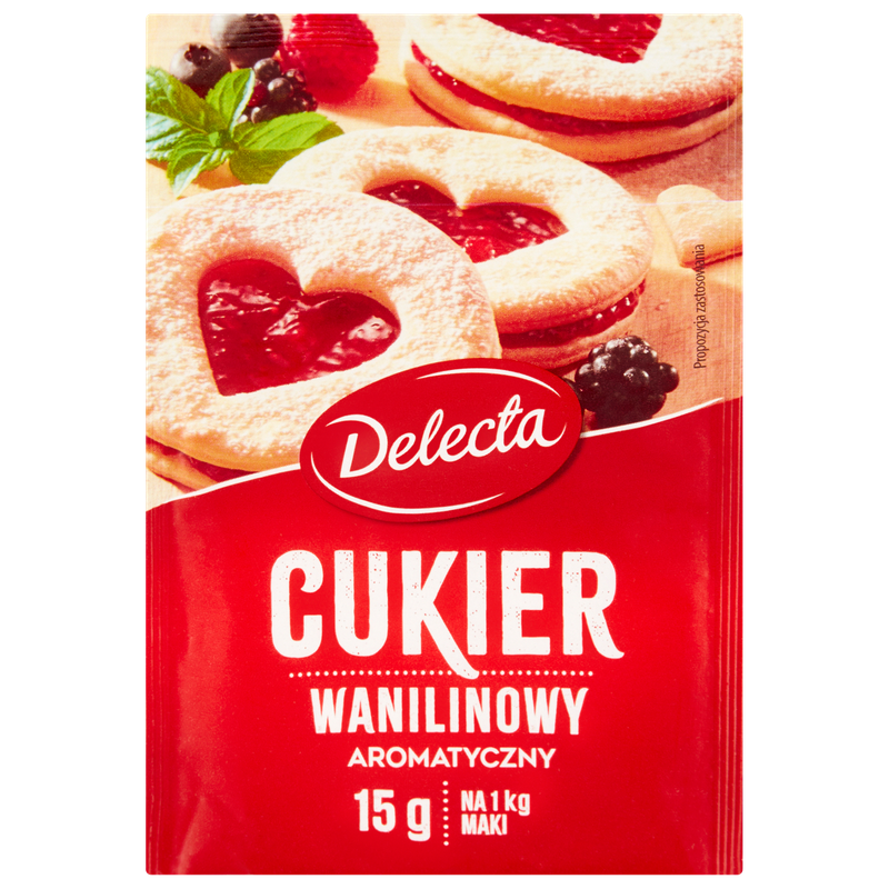 Cukier wanilinowy aromatyczny 15g Delecta