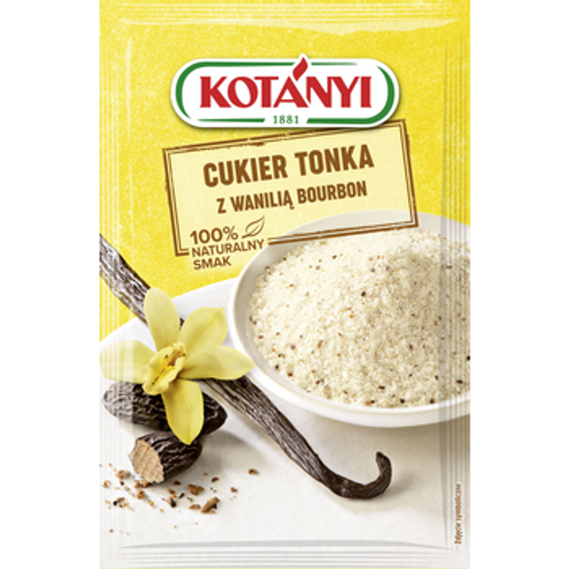 Kotanyi Cukier Tonka z wanilią Bourbon 20g