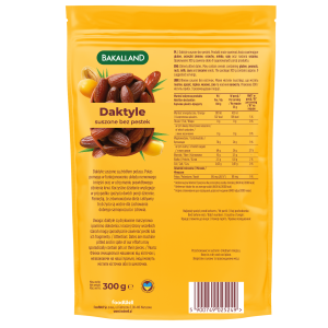 Daktyle suszone 300g Bakalland