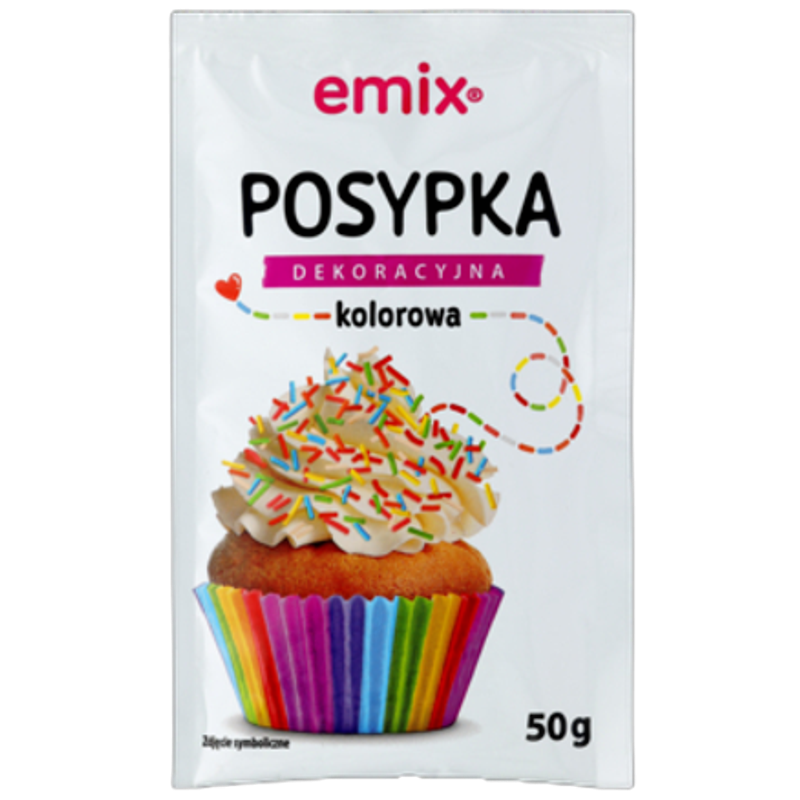 Posypka kolorowa emix 50g