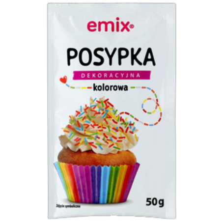 Posypka kolorowa emix 50g