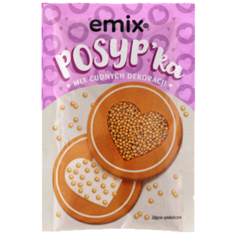 Posypka złoty maczek emix 30g