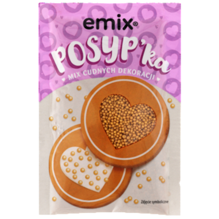 Posypka złoty maczek emix 30g