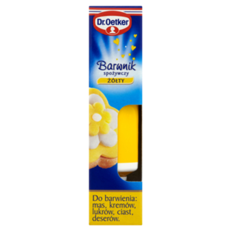 Dr. Oetker Barwnik spożywczy żółty 10 g