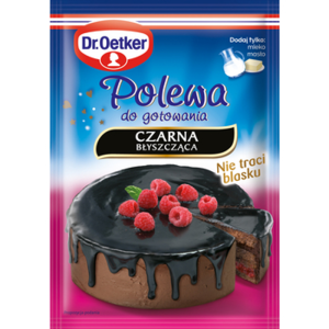 Dr. Oetker Polewa do gotowania czarna błyszcząca 77 g
