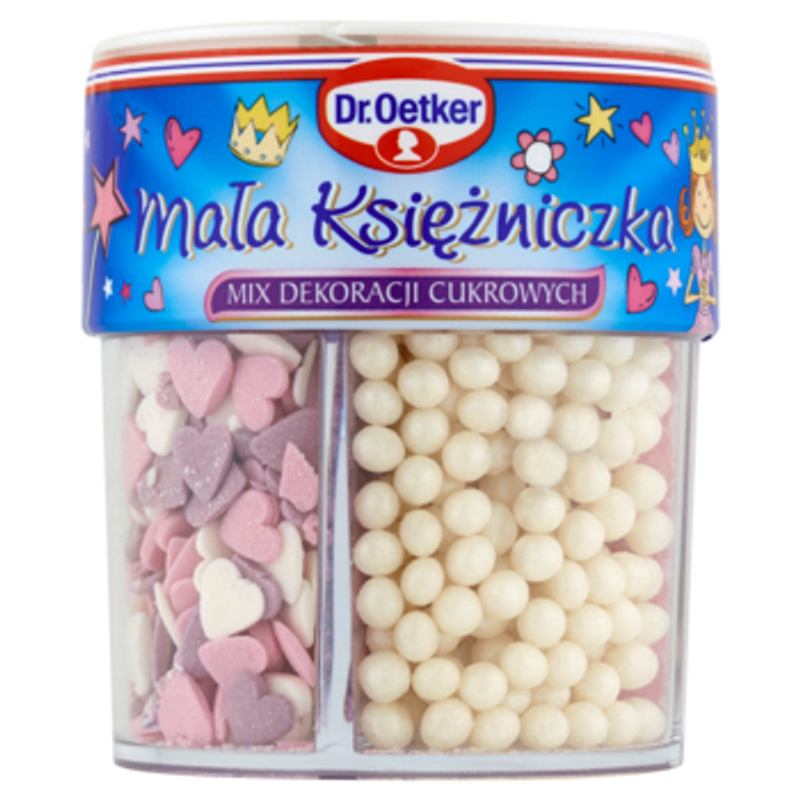 Dr. Oetker Mała księżniczka Mix dekoracji cukrowych 78 g