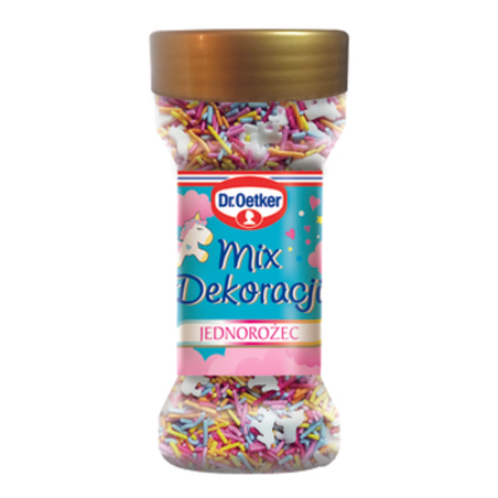 Dr. Oetker Jednorożec - Mix dekoracji 52g