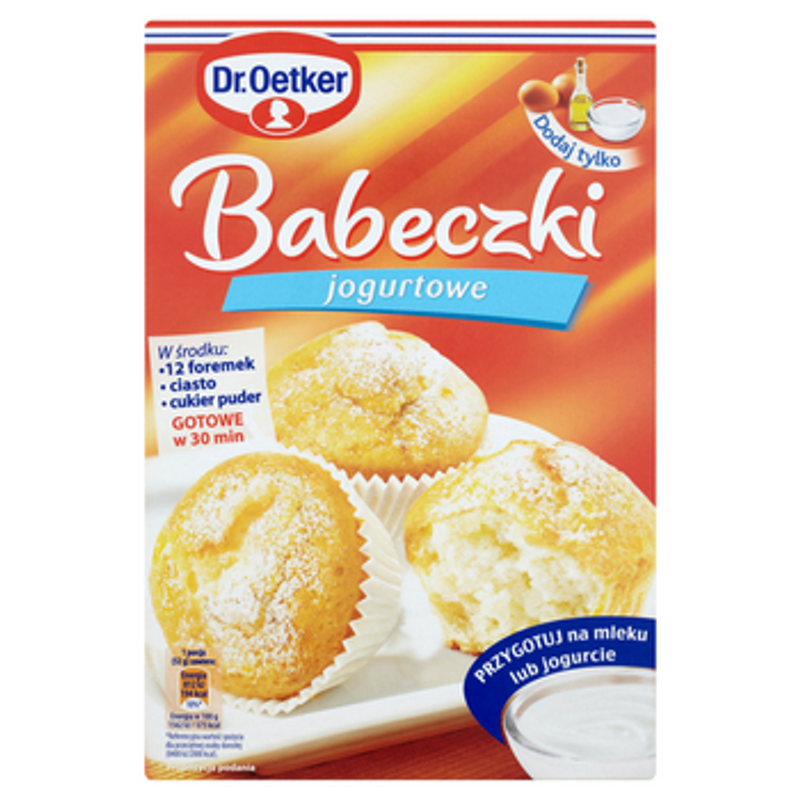Dr. Oetker Babeczki jogurtowe 335g