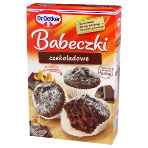 Dr. Oetker Babeczki czekoladowe ze skórką pomarańczy 335g