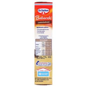 Dr. Oetker Babeczki czekoladowe ze skórką pomarańczy 335g