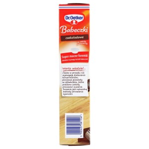 Dr. Oetker Babeczki czekoladowe ze skórką pomarańczy 335g