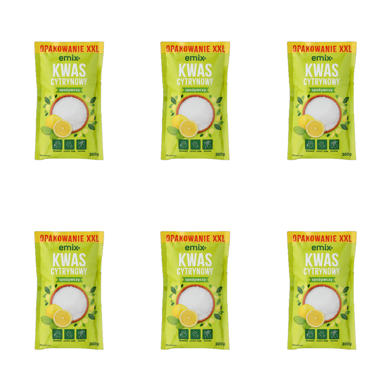 Kwas cytrynowy emix 200g X6