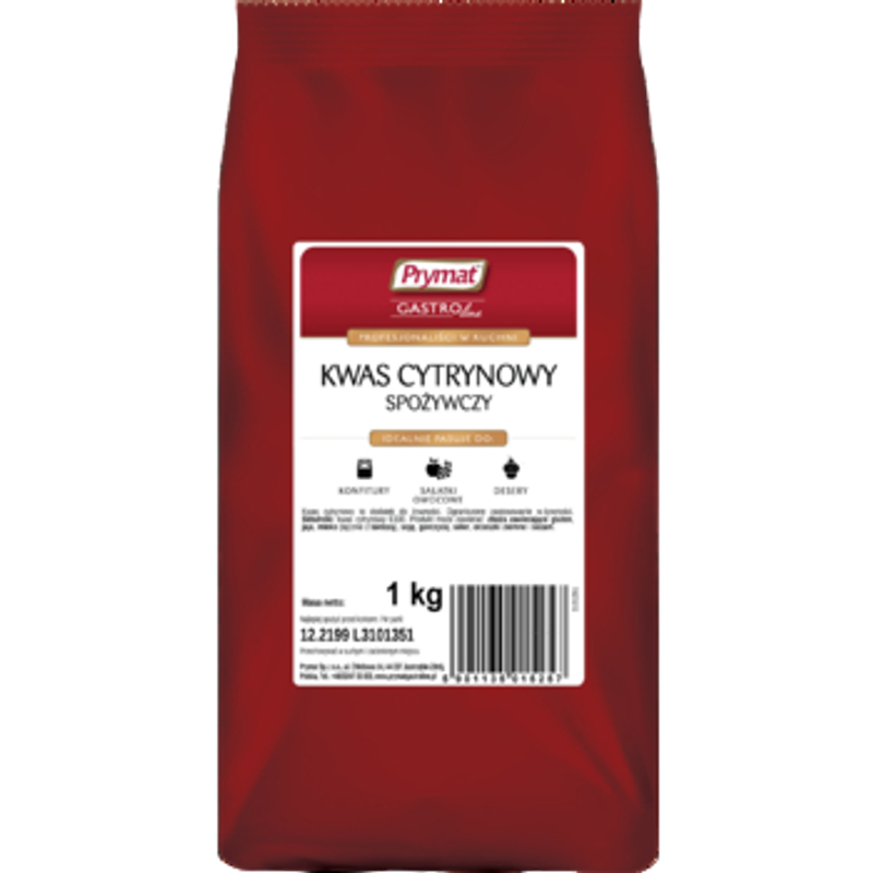 Kwasek cytrynowy 1000 g Prymat Gastroline