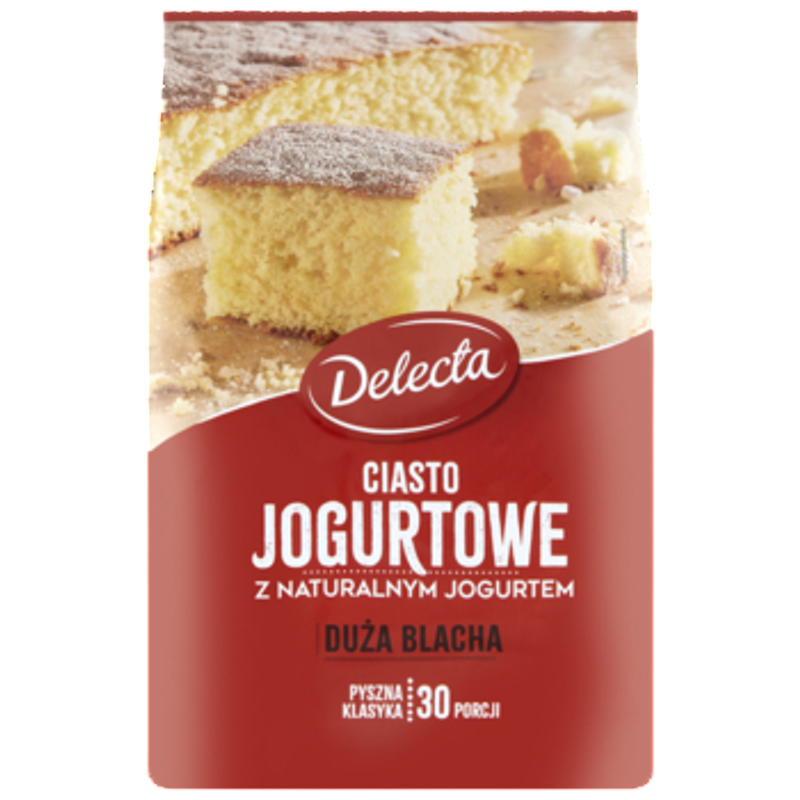 Duża Blacha Ciasto jogurtowe 640g Delecta