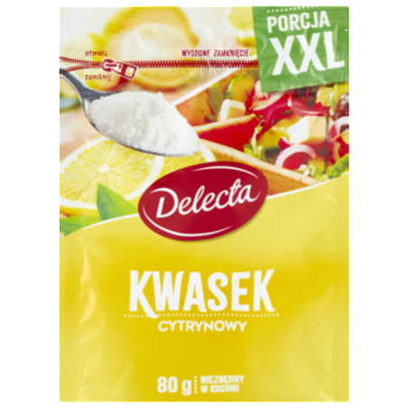 Kwasek cytrynowy 80G Delecta