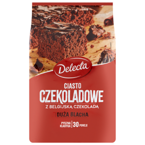 Duża Blacha Ciasto czekoladowe 670g Delecta