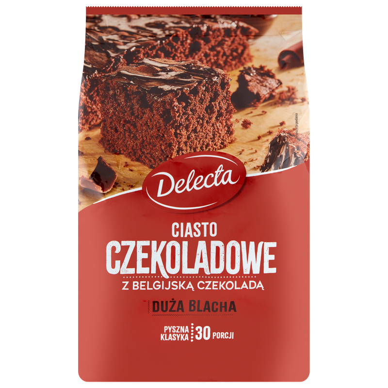 Duża Blacha Ciasto czekoladowe 670g Delecta