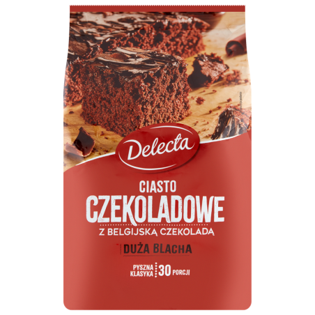 Duża Blacha Ciasto czekoladowe 670g Delecta