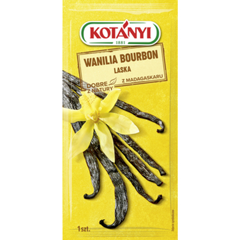 Kotanyi Wanilia bourbon w laskach 2g