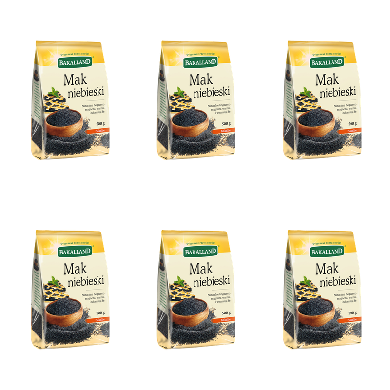 Mak Niebieski 500g Bakalland X6