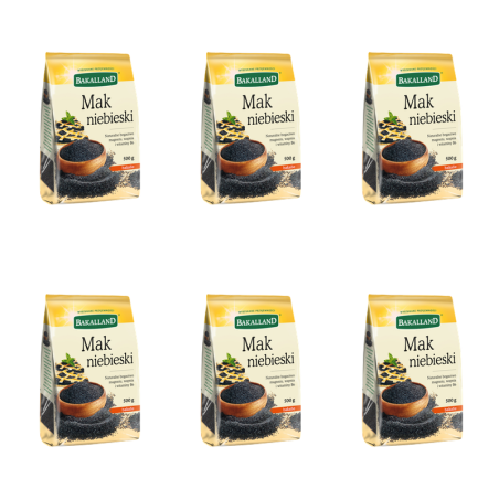 Mak Niebieski 500g Bakalland X6