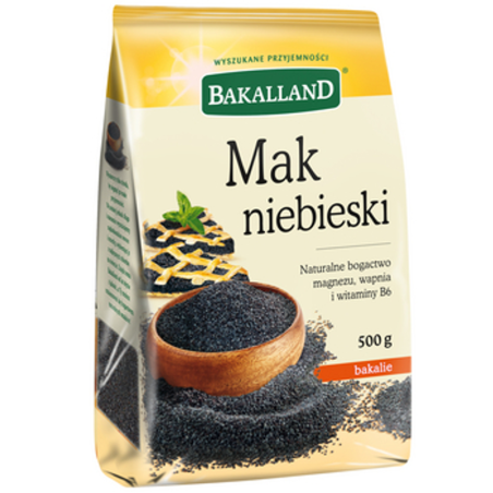 Mak Niebieski 500g Bakalland