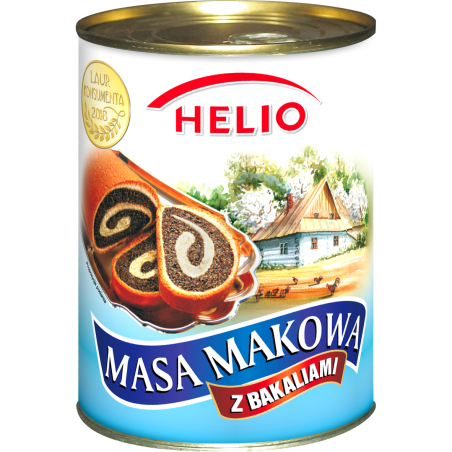 Masa makowa z bakaliami 850 g Helio