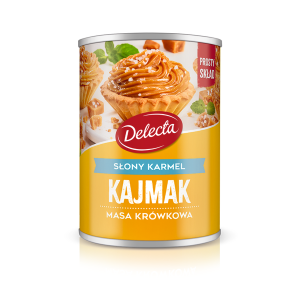 Kajmak Masa krówkowa o smaku słony karmel 400g Delecta