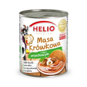 Masa krówkowa o smaku orzechowym 400 g Helio