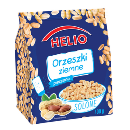 Orzeszki ziemne pieczone solone Helio 400 g