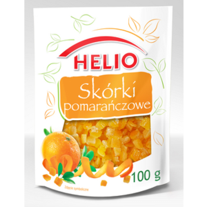 Skórki pomarańczowe 100g Helio