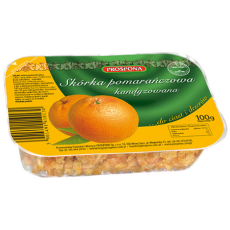 Prospona Skórka pomarańczowa kandyzowana 100g