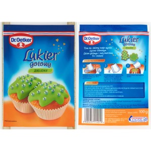 Dr. Oetker Lukier gotowy zielony 100 g