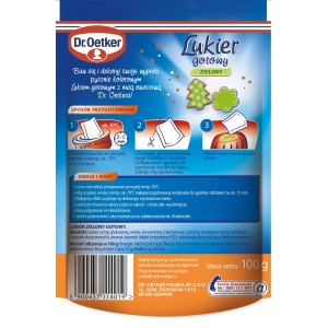 Dr. Oetker Lukier gotowy zielony 100 g