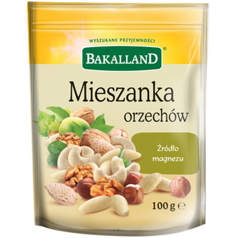 Mieszanka orzechów 100g Bakalland