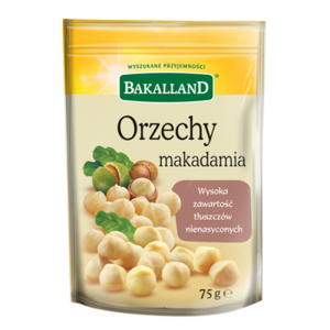 Orzechy makadamia 75g Bakalland