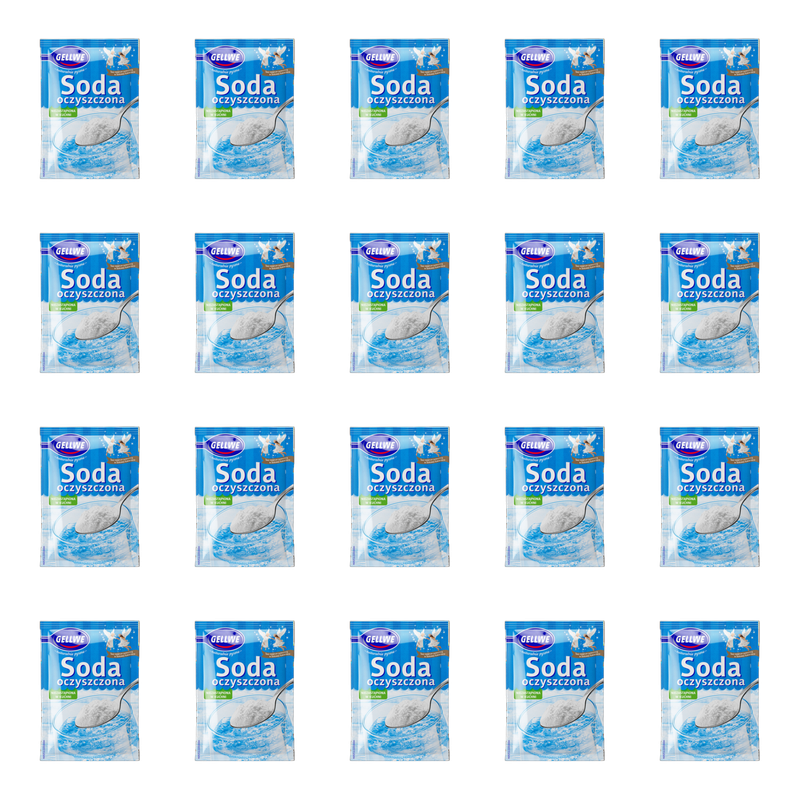 Gellwe Soda oczyszczona 70g X20