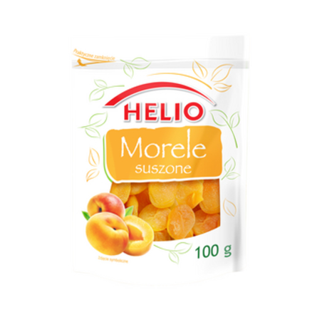 Morele suszone 100g Helio