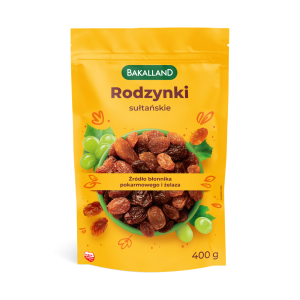 Rodzynki sułtańskie 400g Bakalland X8